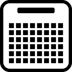 Calendar Page With Many Squares Engraving Svg Design, Free Vectors File